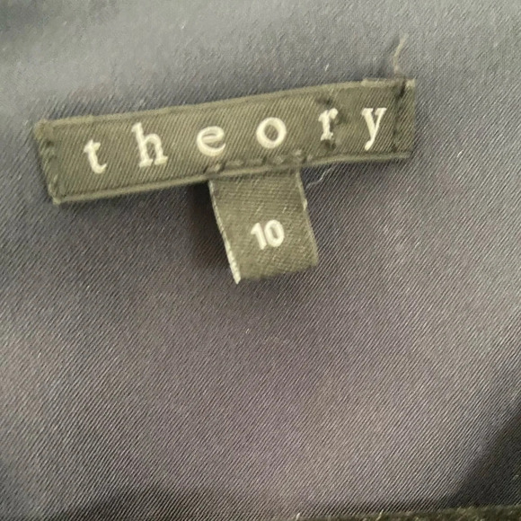 Theory Constance Altai wool blend textured sleeveless shift dress Sz 10 - Picture 14 of 16